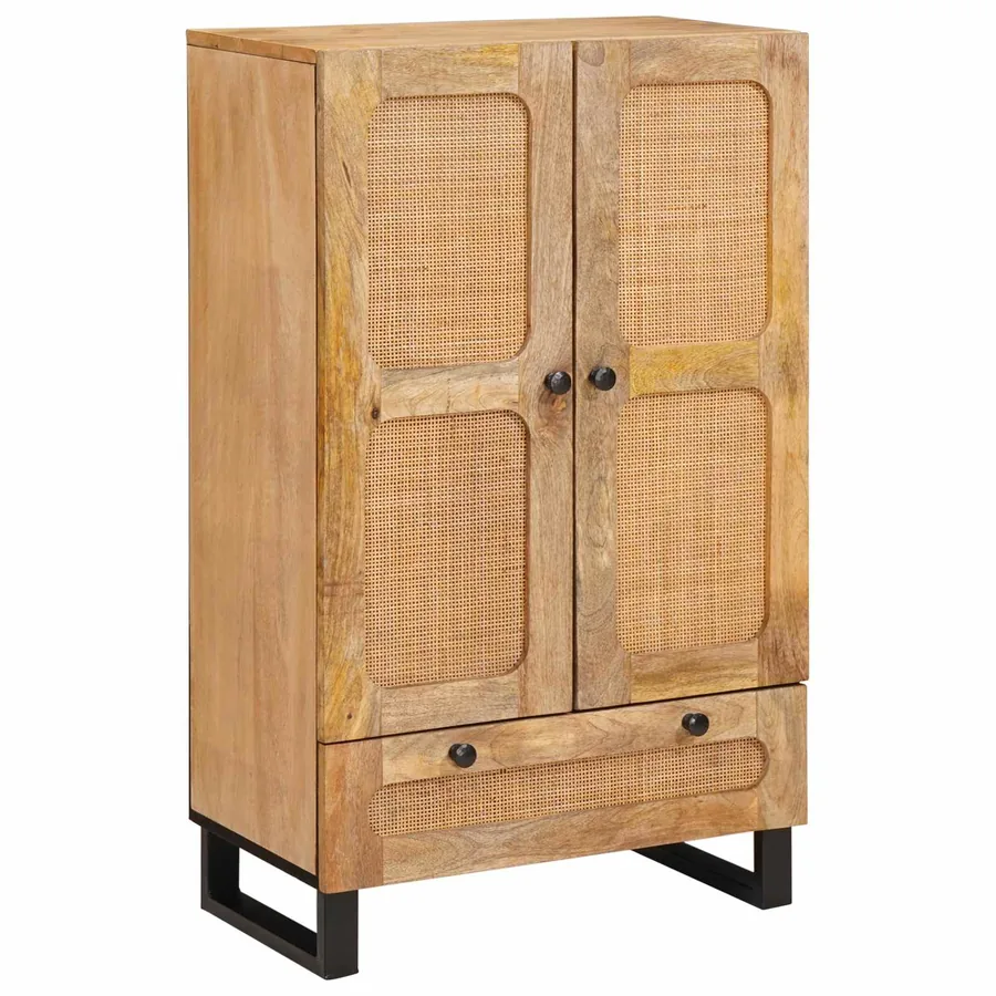 Haut Armoire Marron 40 x 33 x 110 cm Bois de mangue massif