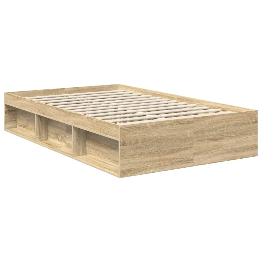 Cadre de lit Sonoma 120 x 190 cm Bois de pin massif - 5