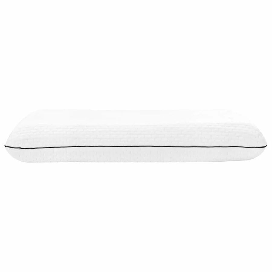 Coussin de sommeil Uni Blanc 80 x 35 x 10 cm Mousse de Gel - 4