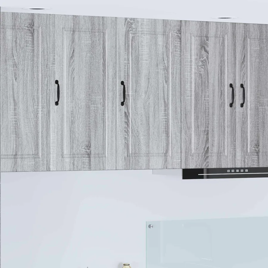 Meuble mural PORTO Gris Sonoma 40 x 31 x 80 cm