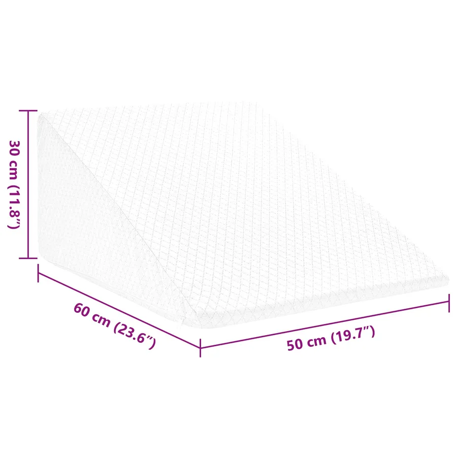 Coussin pour les jambes Uni Blanc 60 x 50 x 30 cm - 9