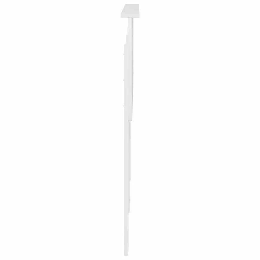 Tête de lit Blanc Brillant Bois d'ingénierie - 5