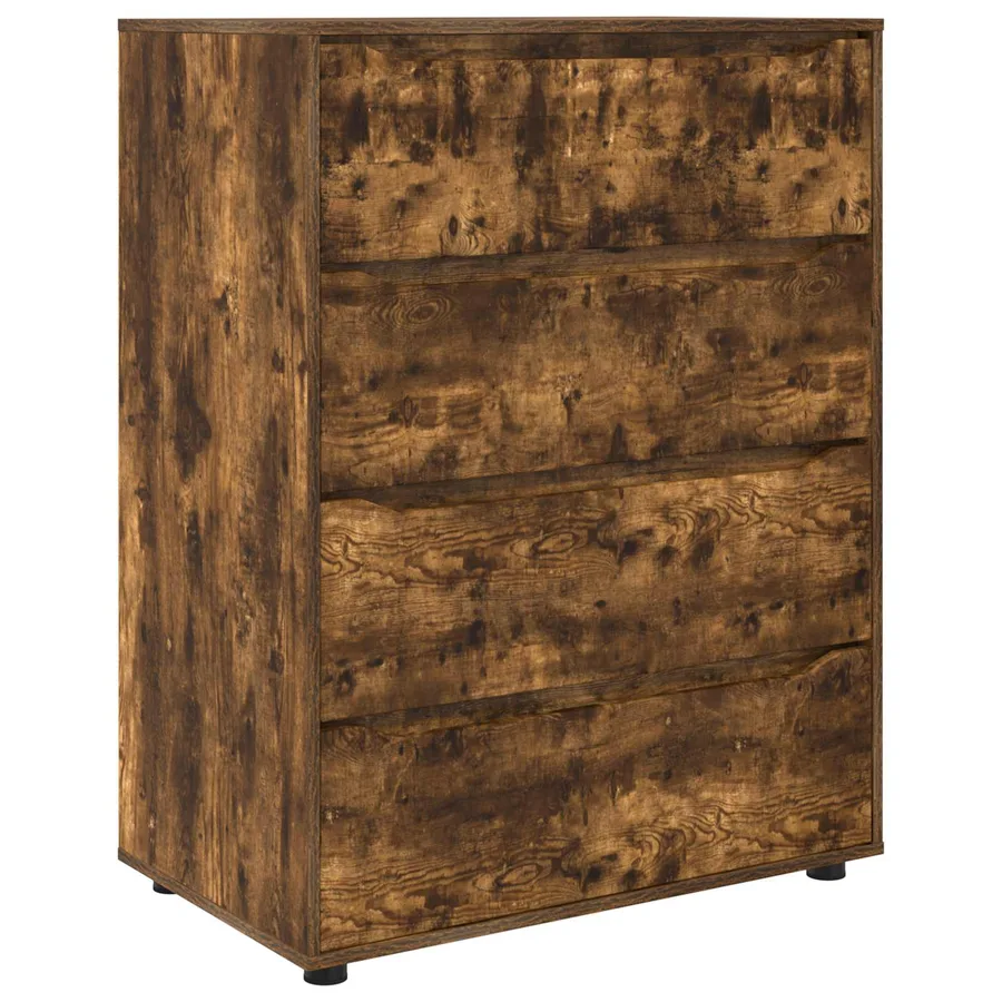 Armoires de rangement Chêne fumé 80 x 48 x 105 cm - 2