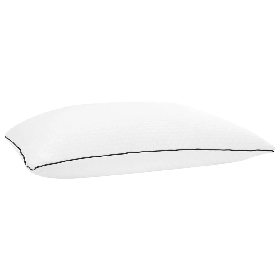 Oreiller Shread Blanc 70 x 50 x 18 cm Mousse à mémoire de forme - 2