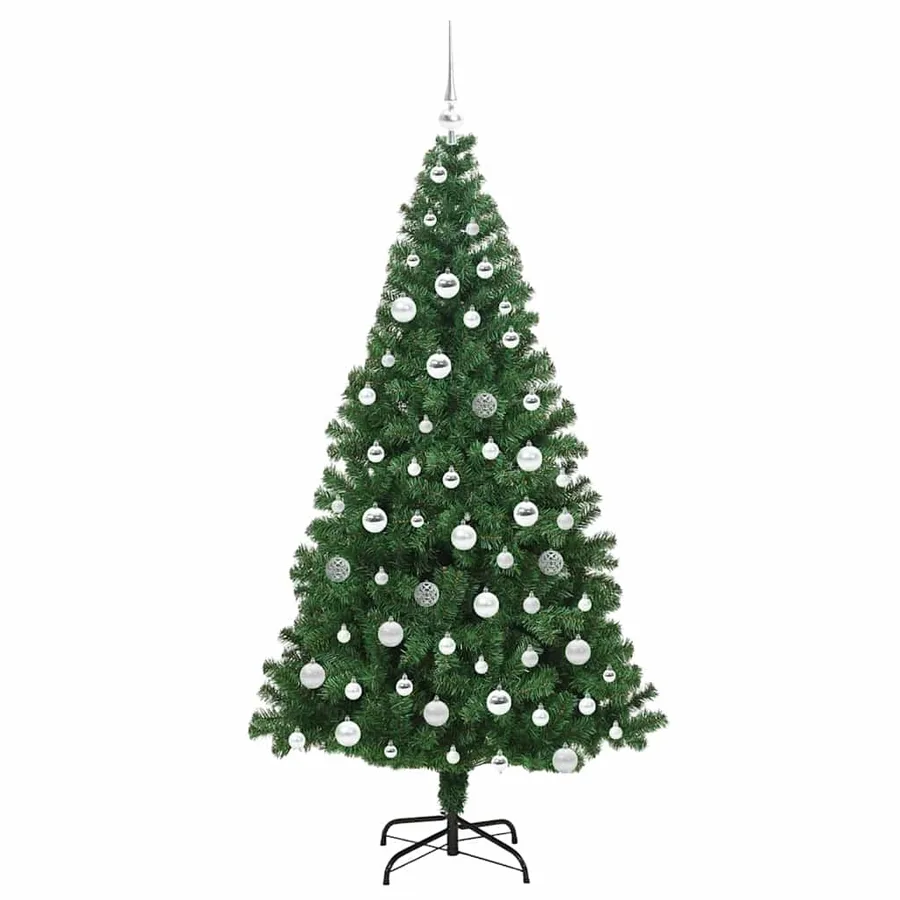 Sapin de Noël artificiel Vert 180 cm PVC, Acier et Plastique - 4