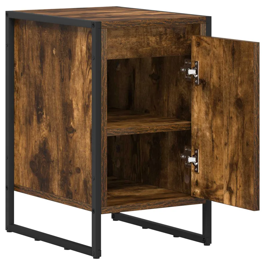 Table de chevet 2 pcs Chêne Fumé 39,5 x 30 x 50 cm - 6
