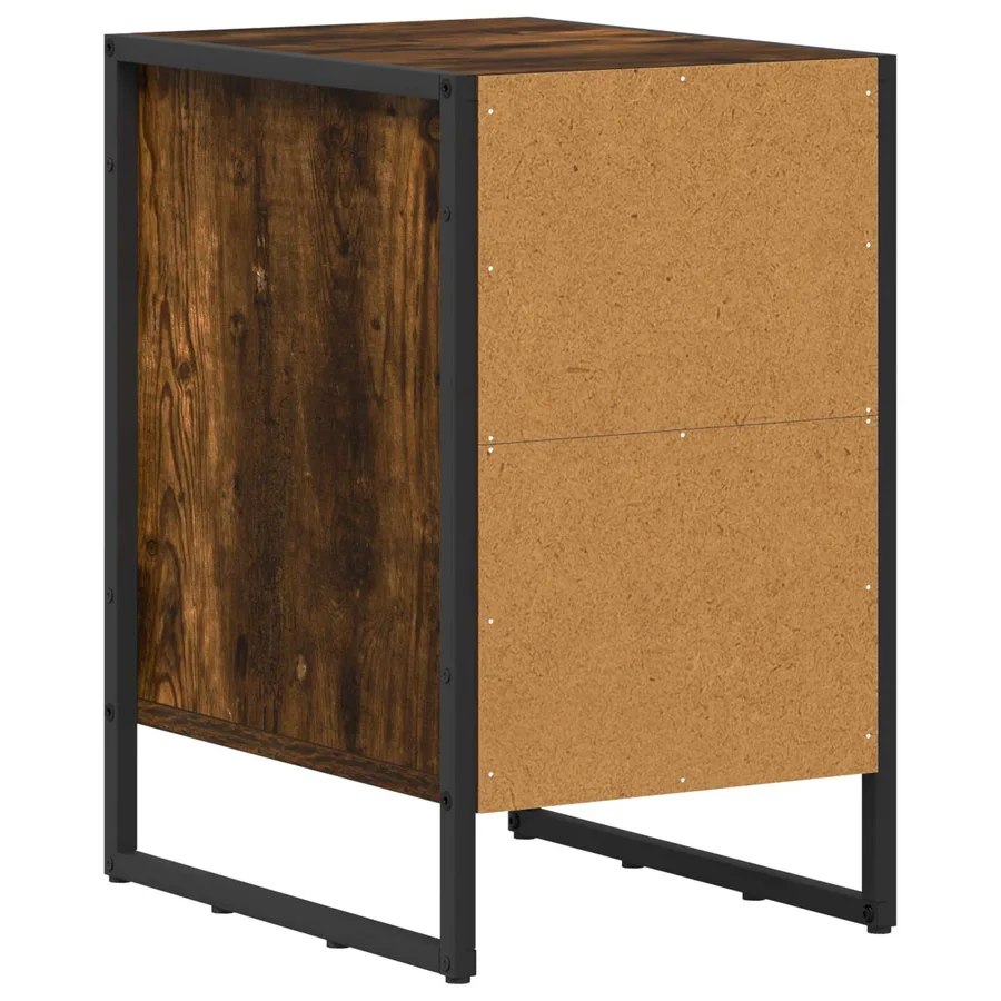 Table de chevet 2 pcs Chêne Fumé 39,5 x 30 x 50 cm - 9