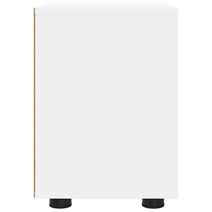 Tables de chevet avec tiroir 2 pcs Blanc 30,5 x 30 x 43 cm - 7