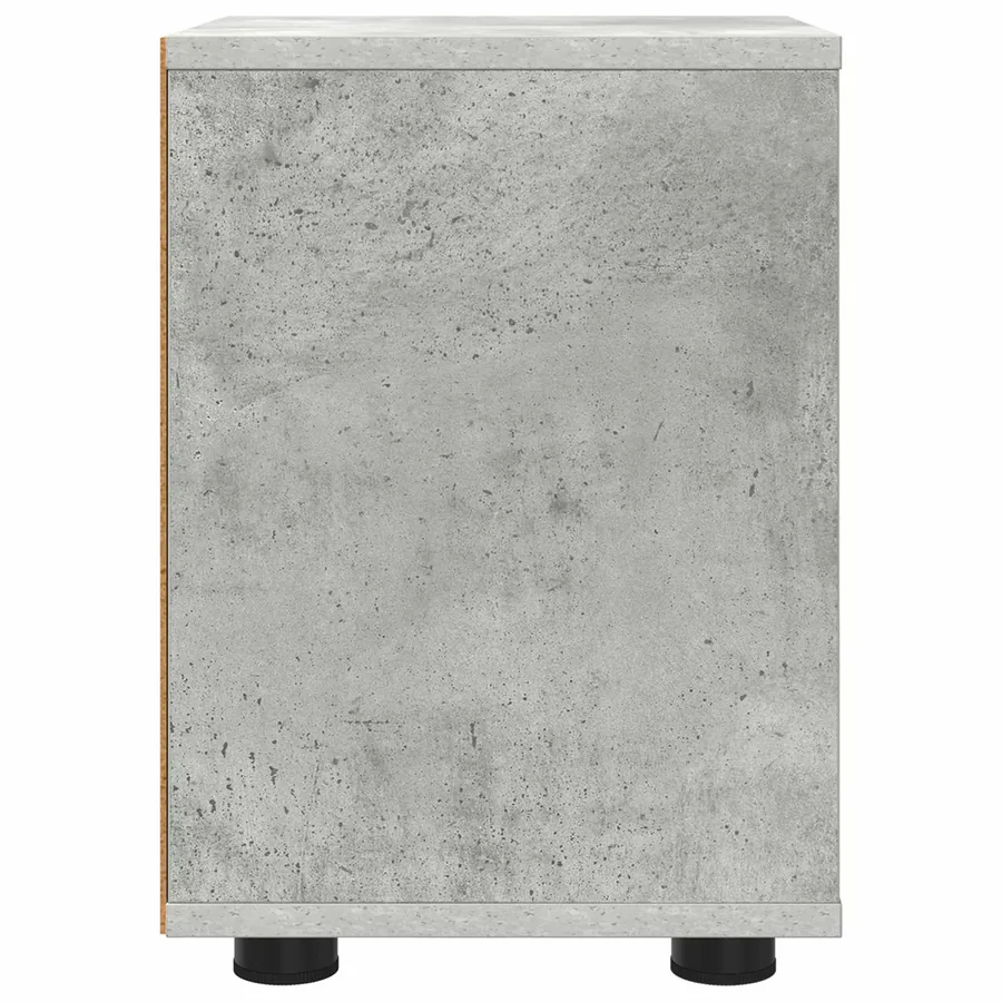 Table de chevet Gris béton 30,5 x 30 x 43 cm Bois d'ingénierie - 7