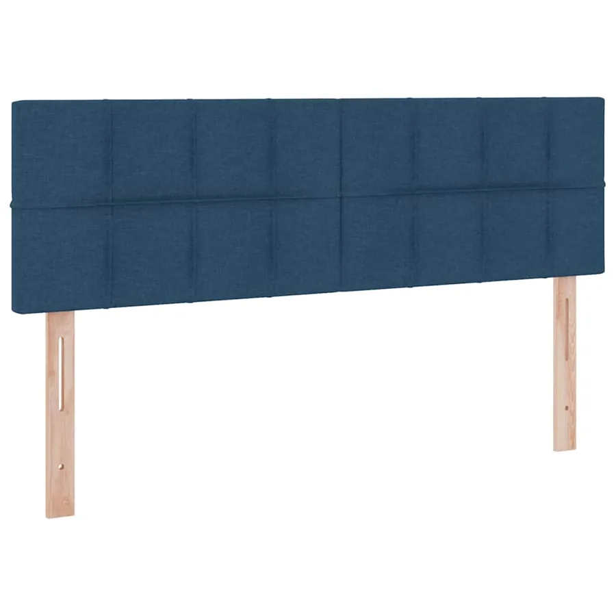 Lit de rangement LED avec matelas Bleu 140 x 200 cm Tissu - 10