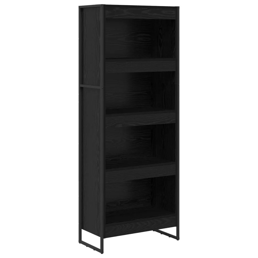 Bibliothèque Chêne noir 60 x 30 x 155 cm Bois d'ingénierie - 2