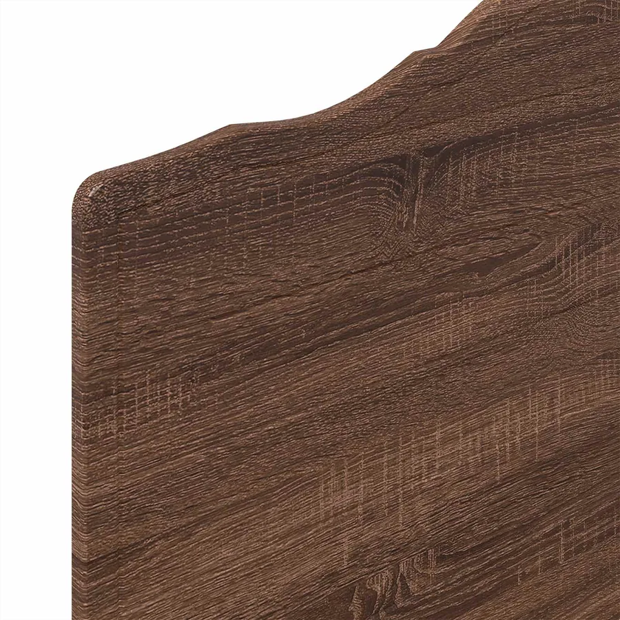 Tête de lit Chêne brun Bois d'ingénierie - 7