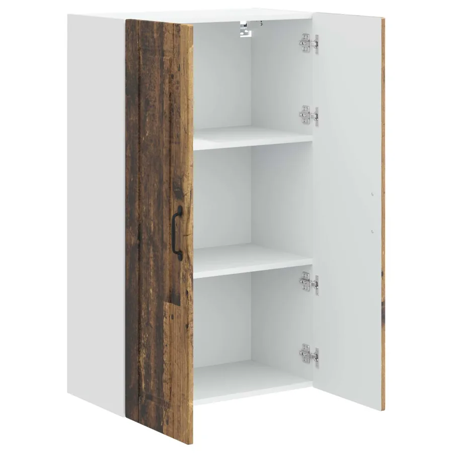Meuble mural PORTO Bois ancien 60 x 31 x 100 cm - 5