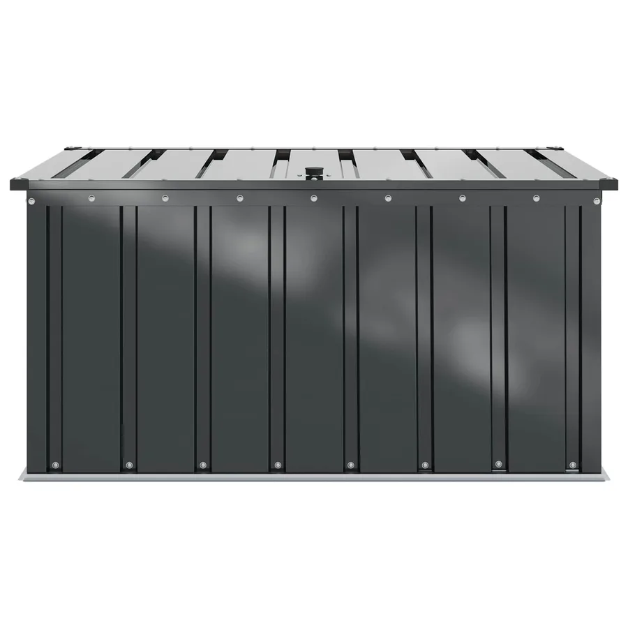 Boîte de Rangement de Jardin Noir 101 x 56,5 x 50 cm Acier - 6