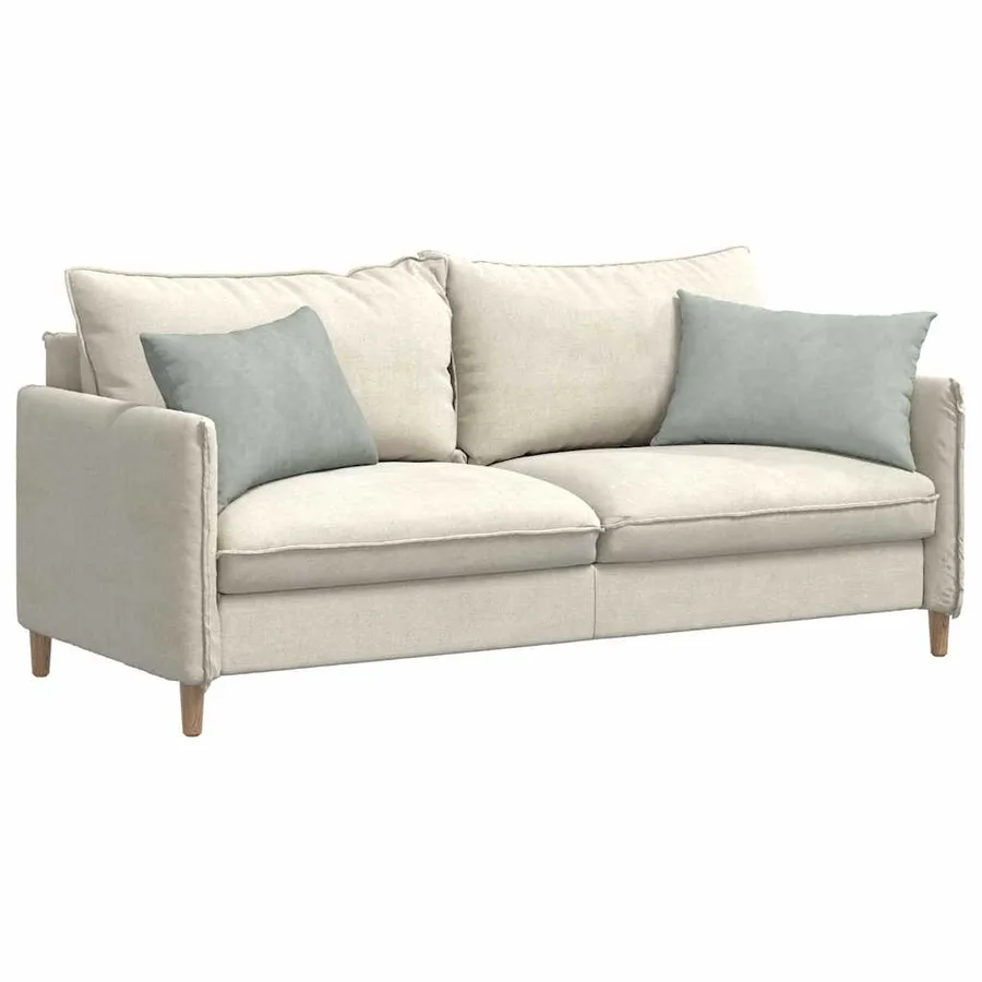 Coussins de canapé 2 pcs Gris clair 60 x 40 cm - 3