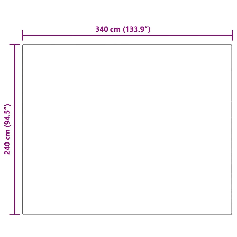 Tapis antidérapant en fausse de lapin OLITE Anthracite - 10