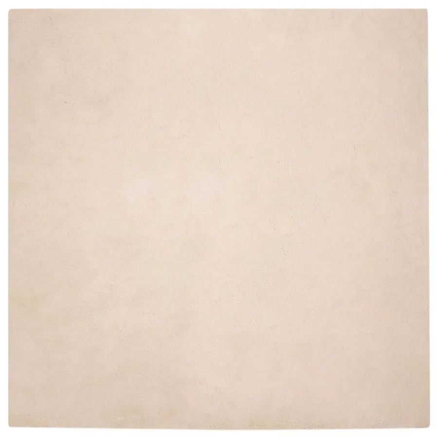 Tapis antidérapant en fausse de lapin OLITE Taupe 200 x 200 cm - 2