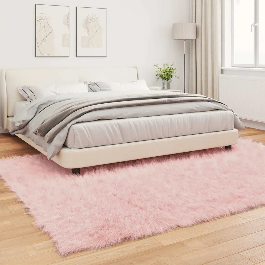 Tapis en fausse TAFALLA Rose 240 x 340 cm Polyester - 4