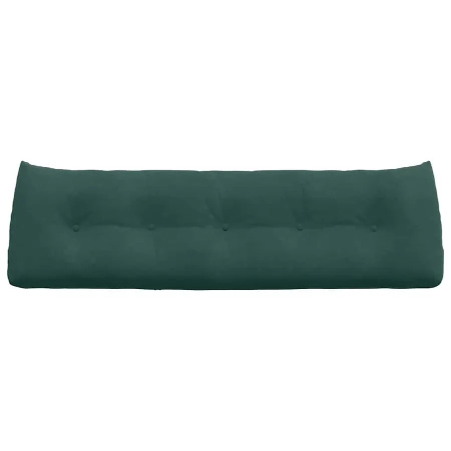 Coussin de Dos Vert foncé 160 x 24 x 50 cm Velours - 6