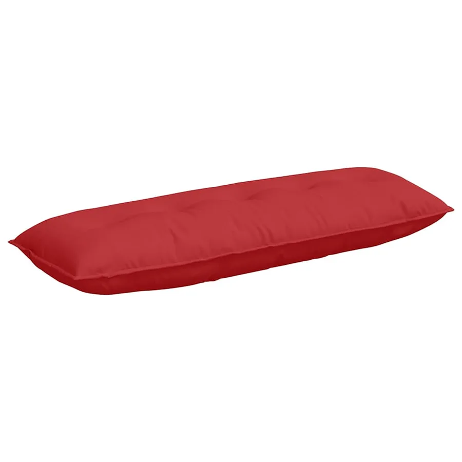 Coussin de Dos Rouge 140 x 19 x 50 cm tissu - 2