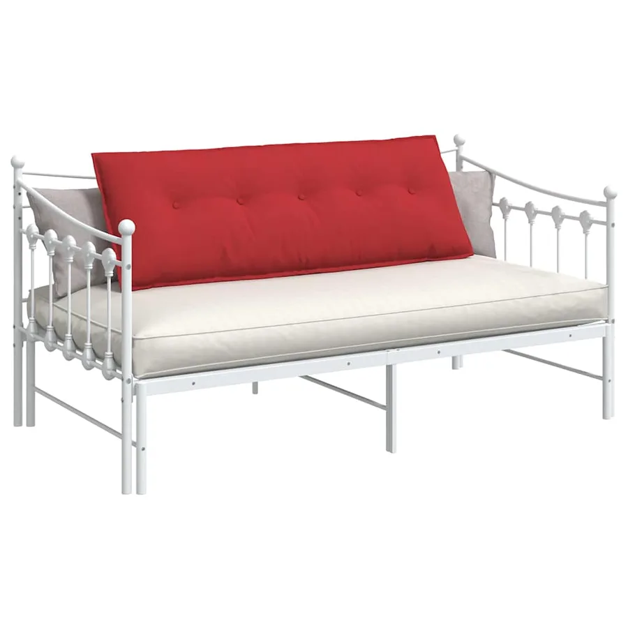 Coussin de Dos Rouge 140 x 19 x 50 cm tissu - 3