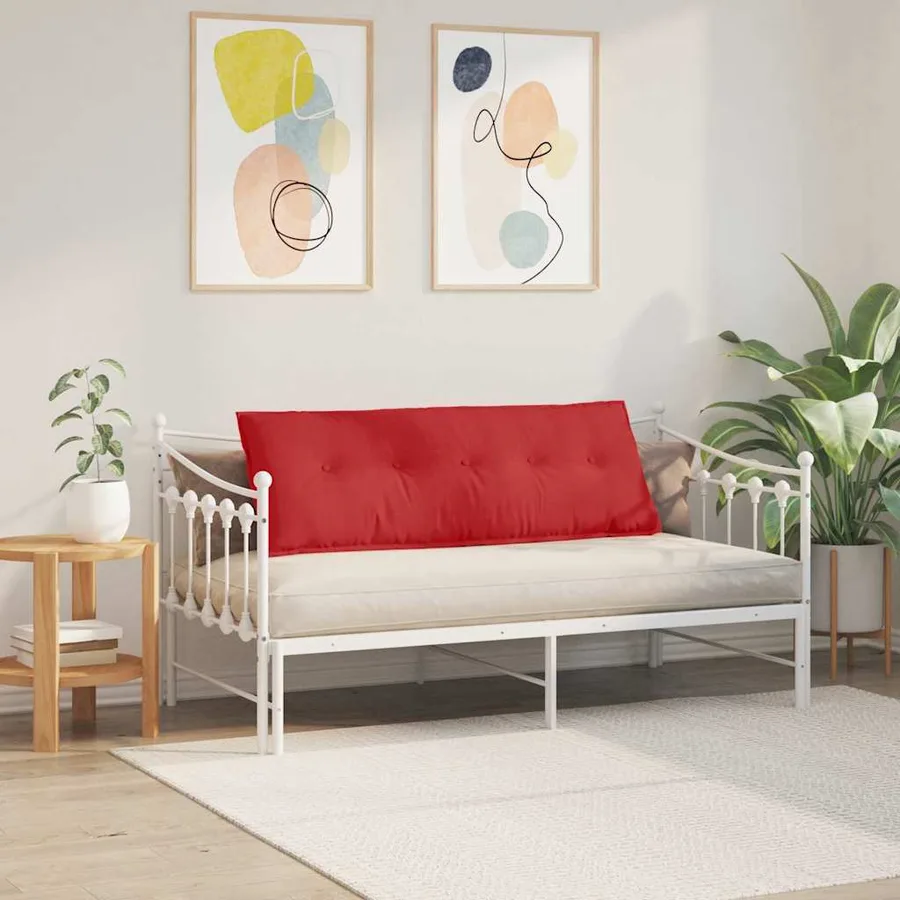 Coussin de Dos Rouge 140 x 19 x 50 cm tissu - 4