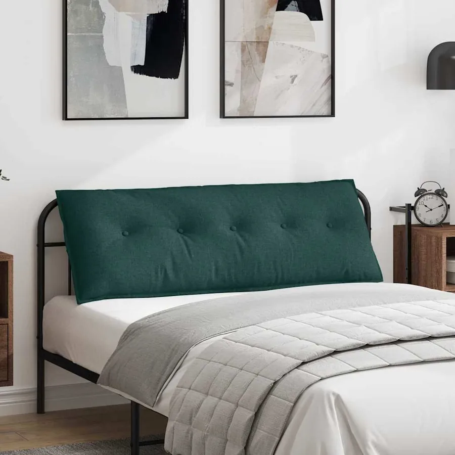 Coussin de Dos Vert foncé 140 x 19 x 50 cm tissu