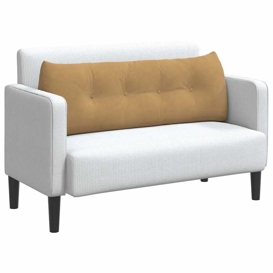 Coussin de Dos Marron 140 x 24 x 50 cm Velours - 3