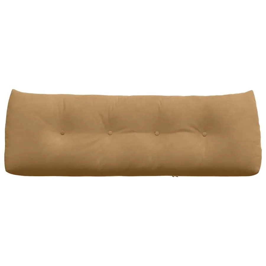 Coussin de Dos Marron 140 x 24 x 50 cm Velours - 6