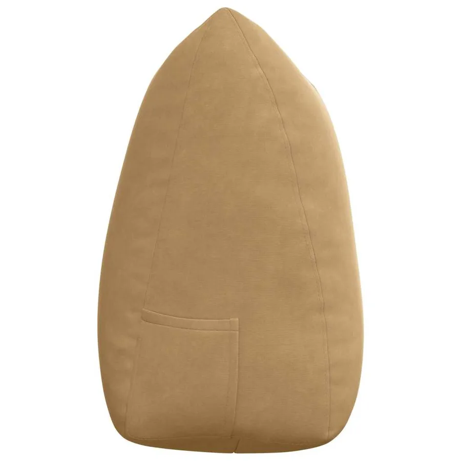 Coussin de Dos Marron 140 x 24 x 50 cm Velours - 7