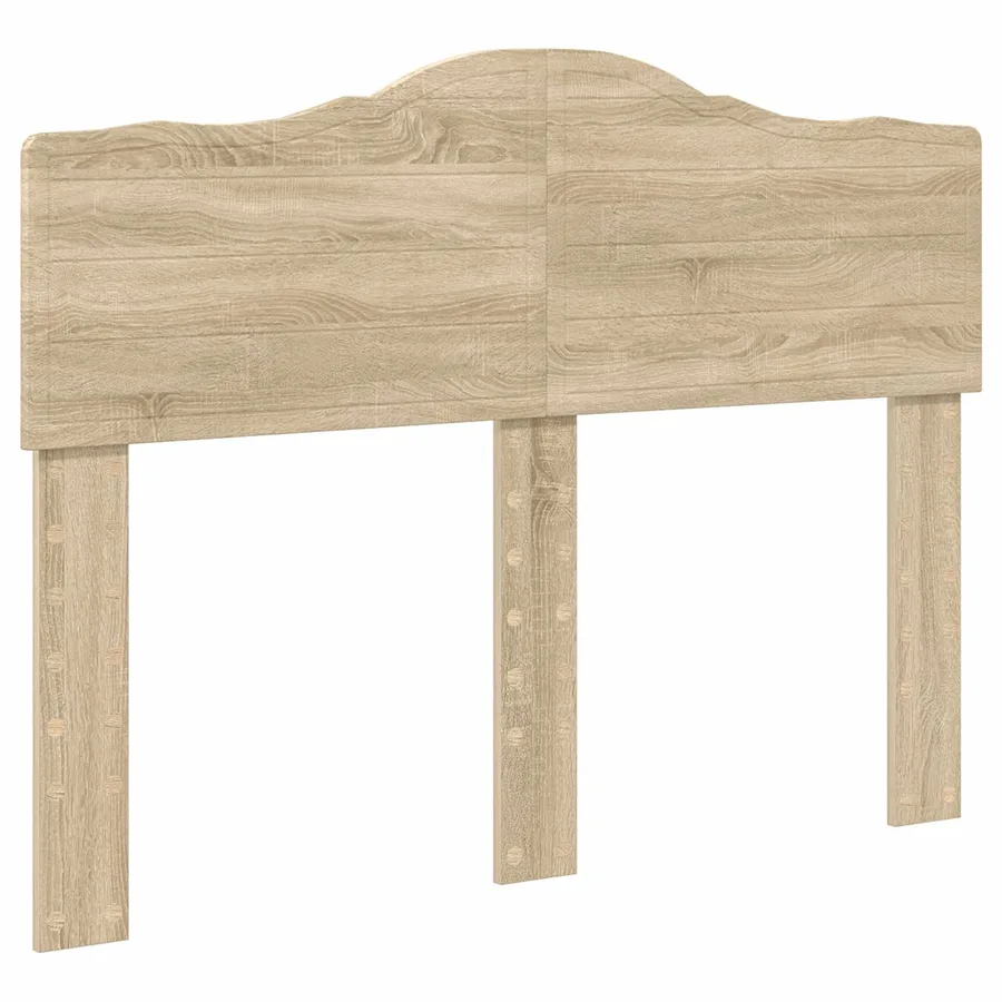 Cadre de lit Chêne Sonoma 135 x 190 cm Bois d'ingénierie - 7