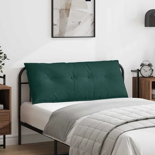 Coussin de Dos Vert foncé 120 x 19 x 50 cm tissu