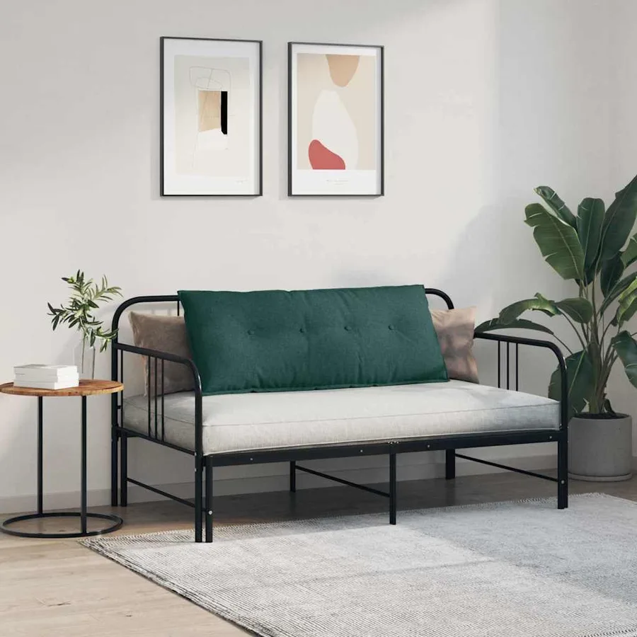 Coussin de Dos Vert foncé 120 x 19 x 50 cm tissu - 4