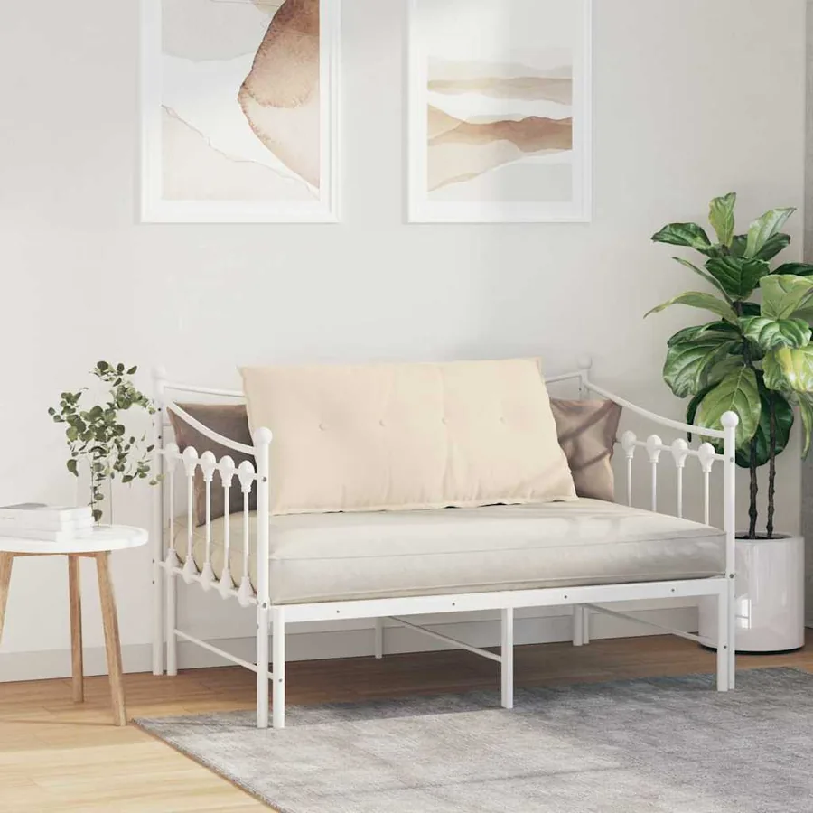 Coussin de Dos Beige 100 x 50 cm Tissu en microfibre - 4