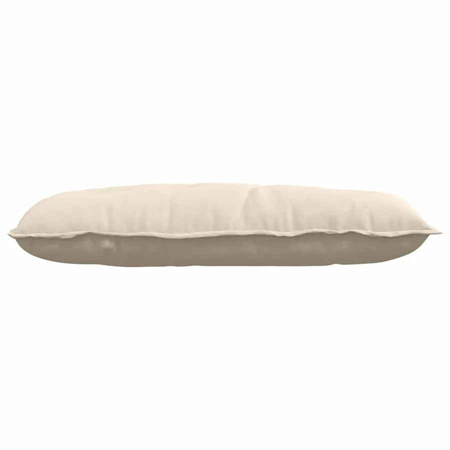 Coussin de Dos Beige 100 x 50 cm Tissu en microfibre - 5