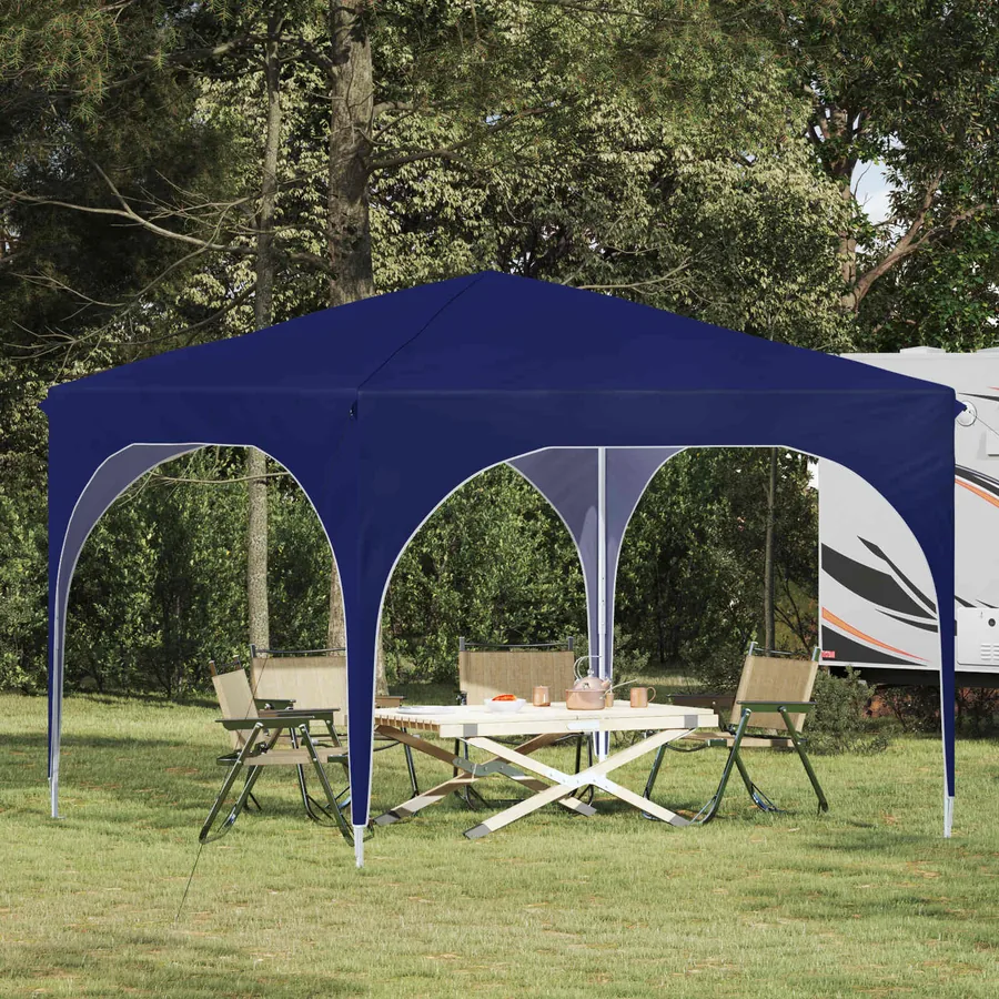Tente de fête pop-up 290 x 290 x 245 cm Bleu