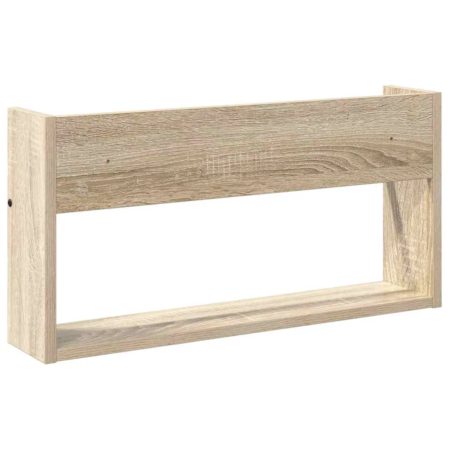 Étagère à magazines avec étagère Chêne Sonoma 60 x 12 x 30 cm - 7