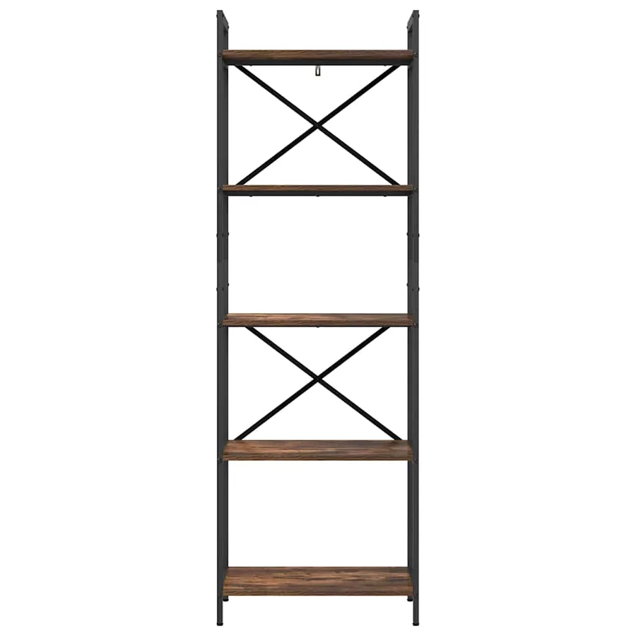 Étagère Chêne fumé 56 x 34 x 171 cm Bois d'ingénierie - 5