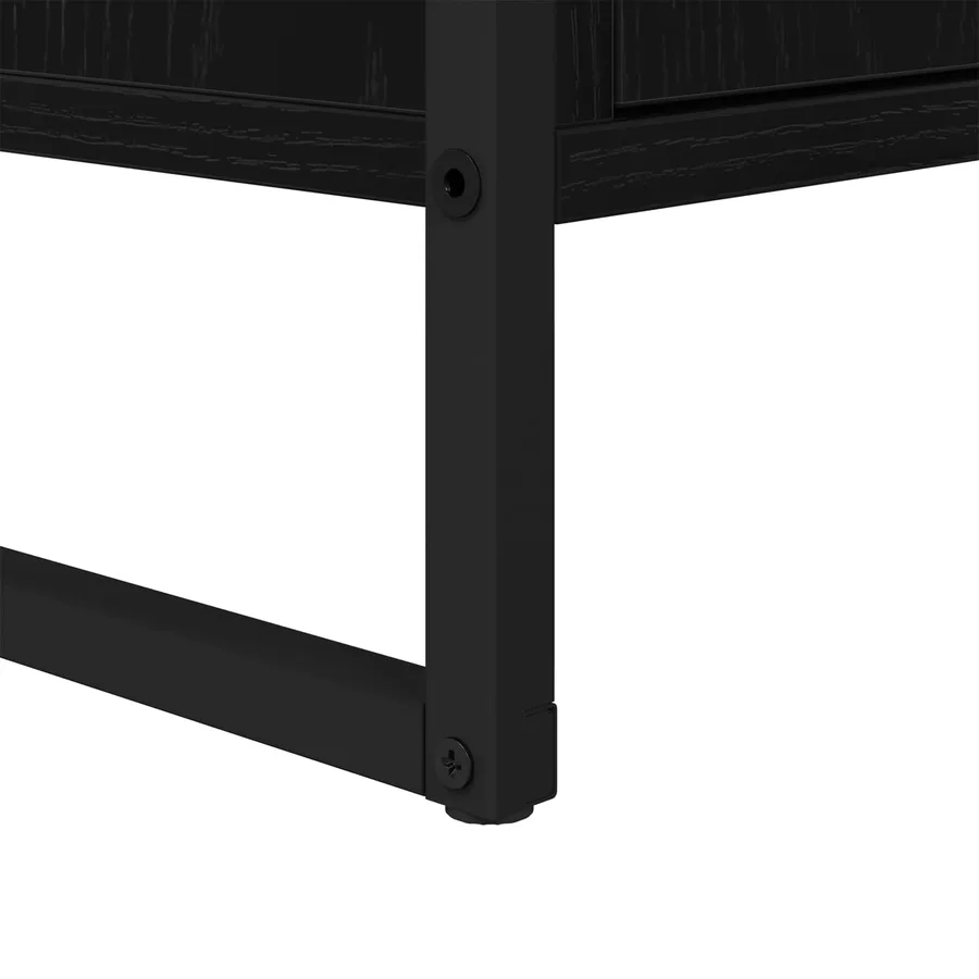 Cabinet de salle de bain avec porte Chêne noir 60 x 30 x 60 cm - 11