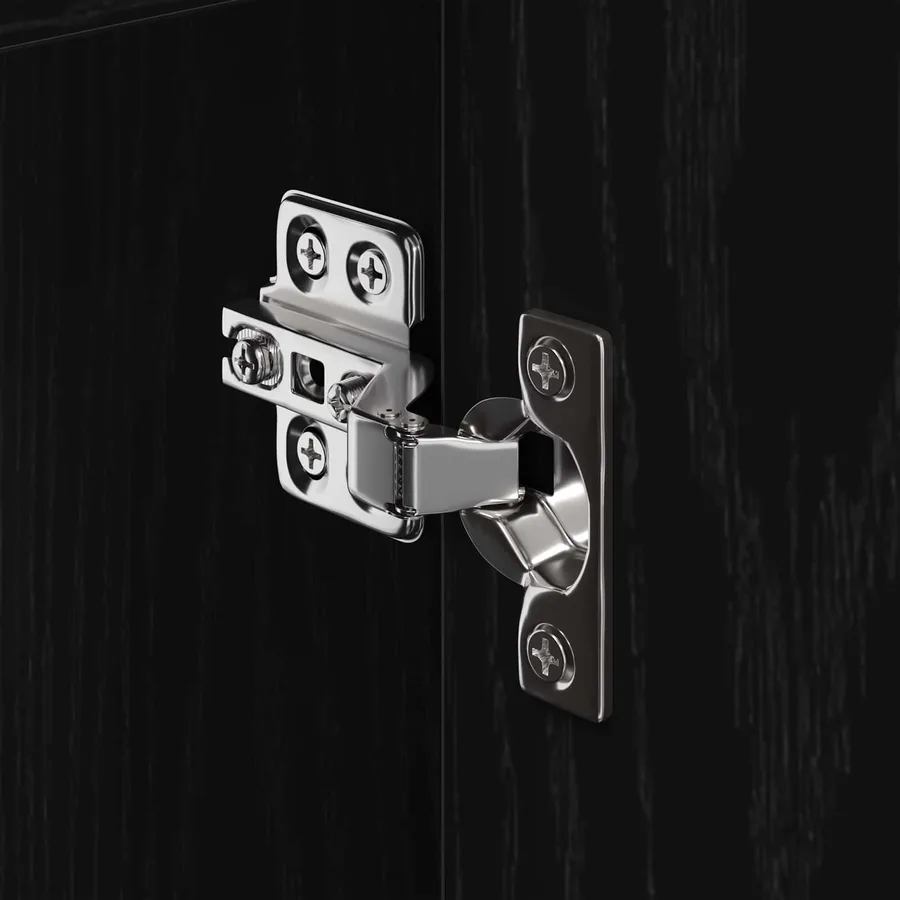 Cabinet de salle de bain avec porte Chêne noir 60 x 30 x 60 cm - 12