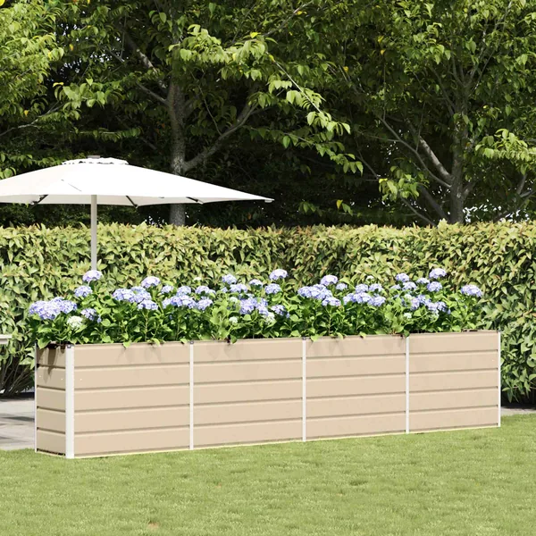 Jardinière Ivoire 385 x 50 x 75 cm Acier galvanisé
