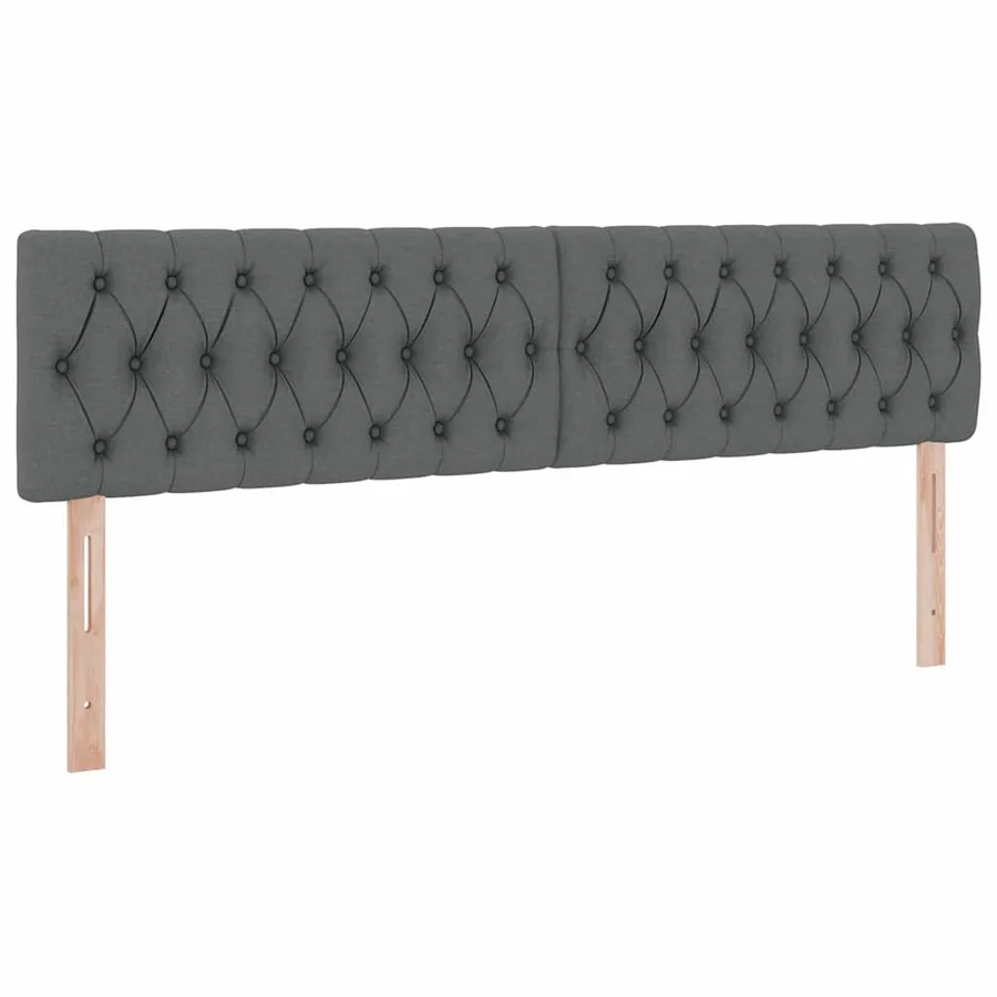 Lit avec rangement et matelas Gris foncé 180 x 200 cm - 9