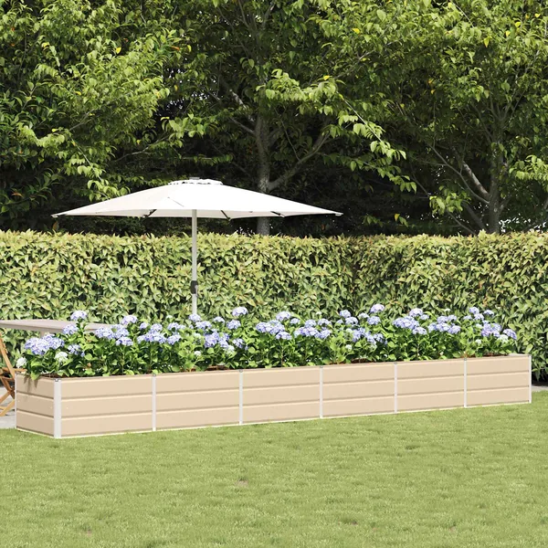 Jardinière Ivoire 480 x 80 x 45 cm Acier