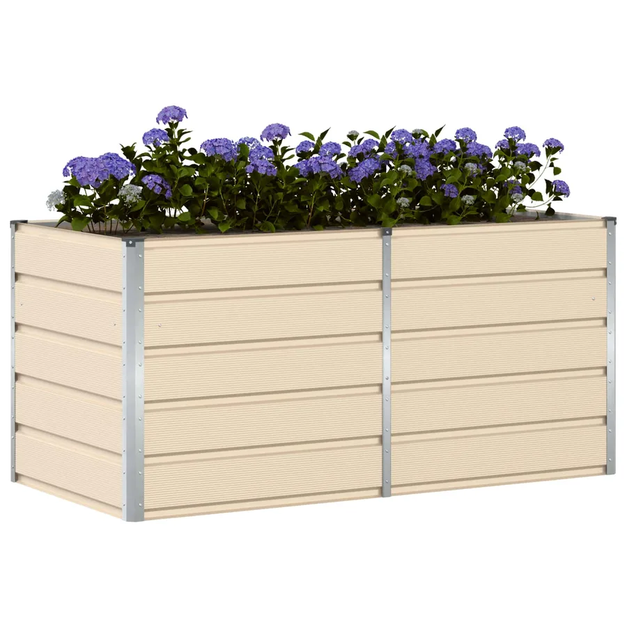 Jardinière Ivoire 160 x 80 x 75 cm Acier - 3