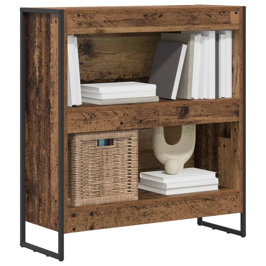 Bibliothèque Bois Ancien 80 x 30 x 86,5 cm Bois d'ingénierie - 3