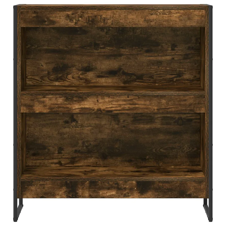 Bibliothèque Chêne Fumé 80 x 30 x 86,5 cm Bois d'ingénierie - 5