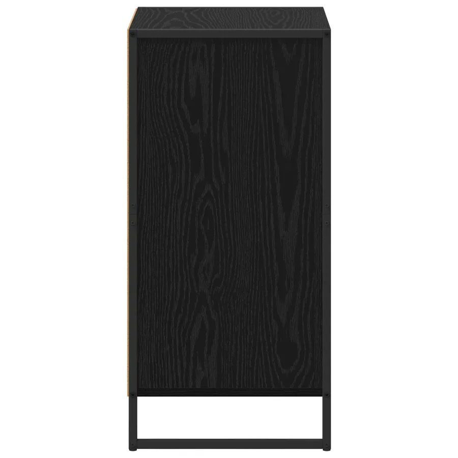 Buffet Chêne noir 43 x 36 x 75,5 cm Bois d'ingénierie - 7