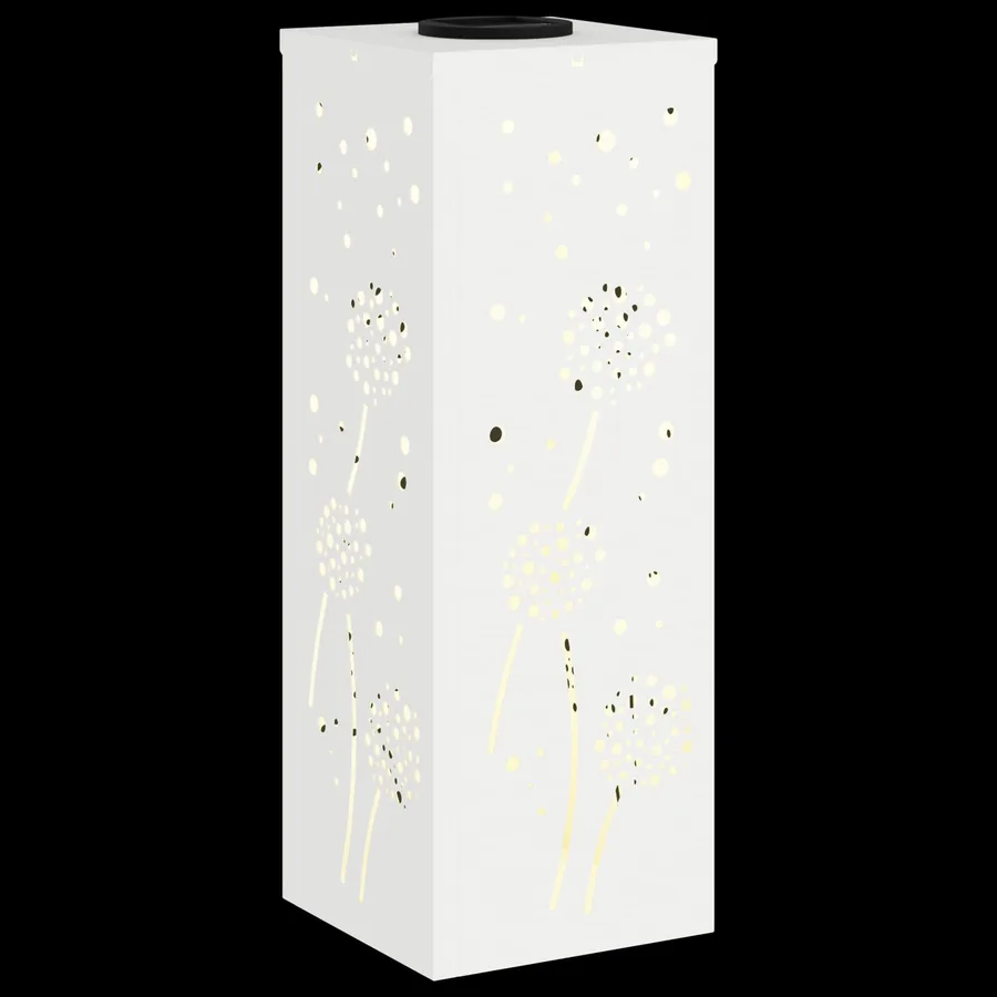 Lumière de chemin LED solaire 2 pcs Blanc chaud 18 x 18 x 50 cm - 12