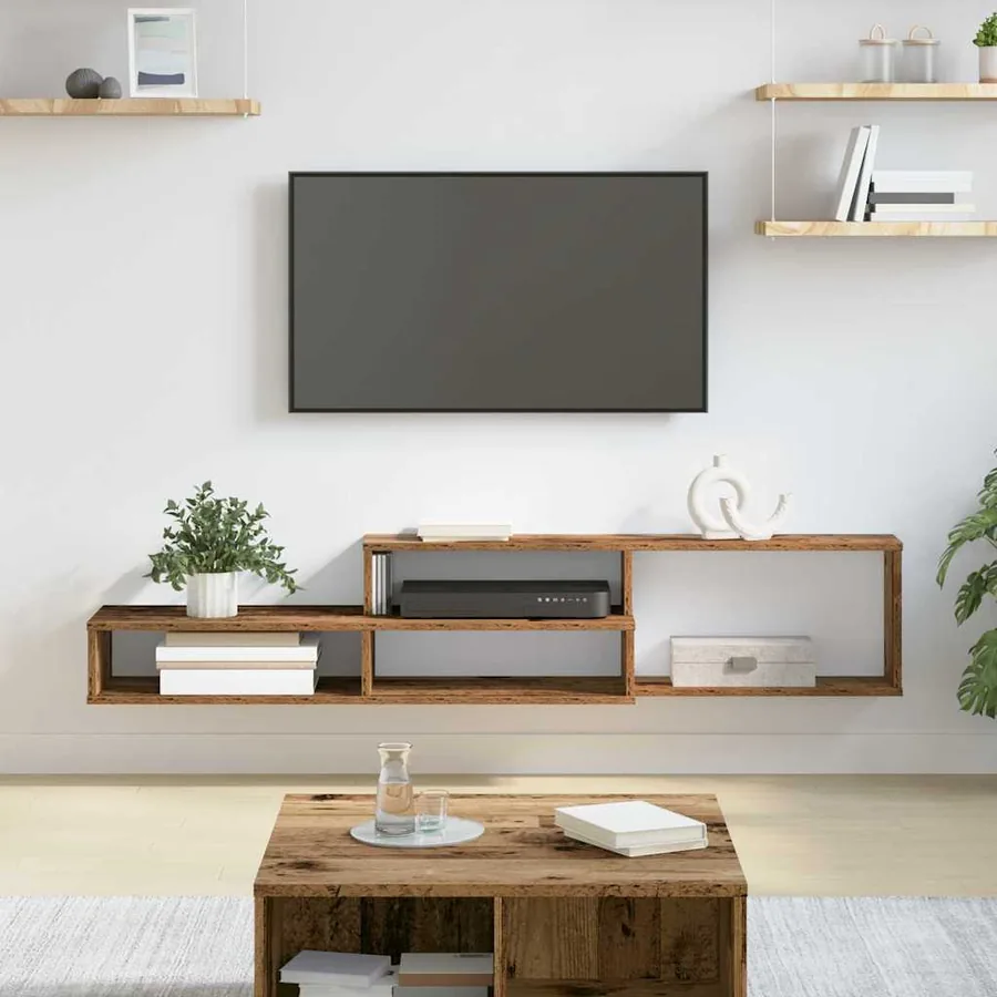 SupportmuralpourTV 150x25x28,5cm Bois d'ingénierie