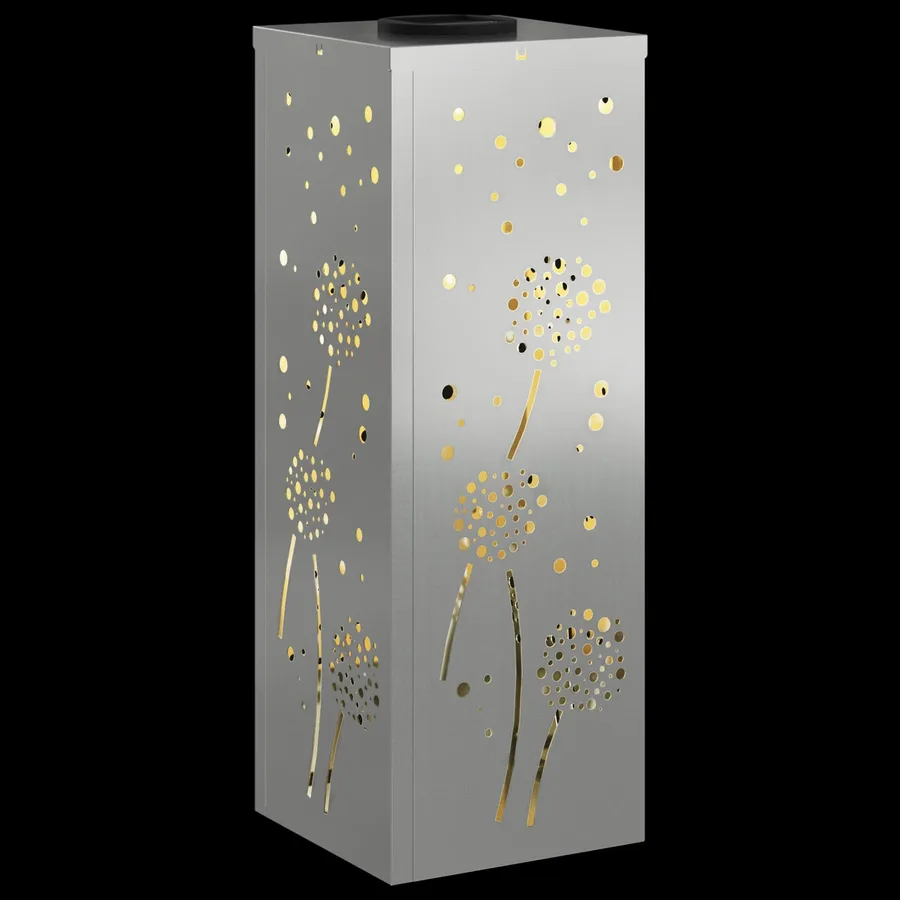 Lumière de chemin LED solaire 2 pcs Blanc chaud 18 x 18 x 50 cm - 12